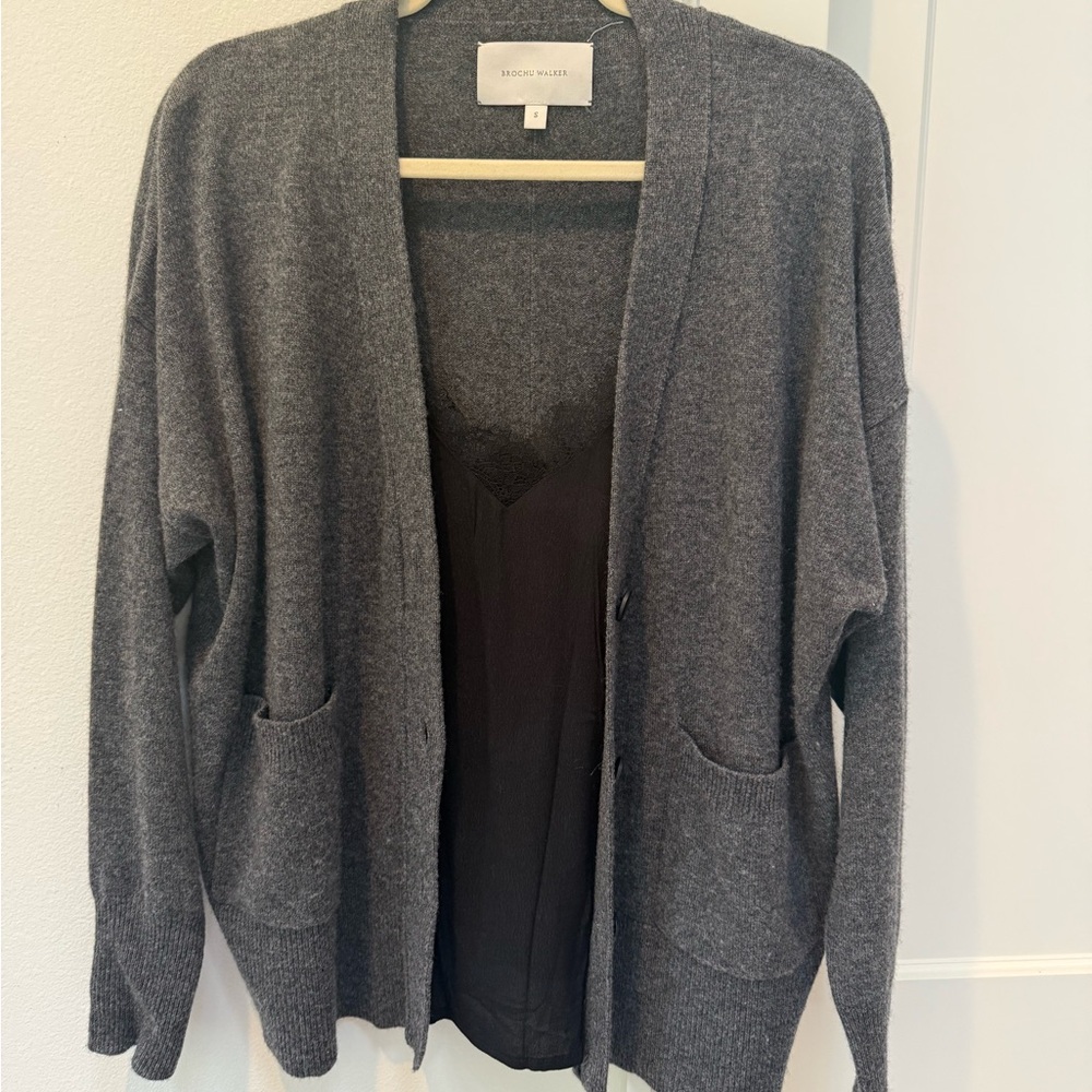 Brochu Walker Charcoal Cardigan